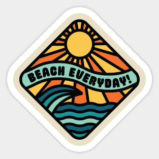 Beach Everyday (Version 2) Sticker